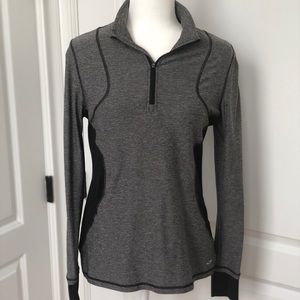 Champion quarter zip moisture wick material